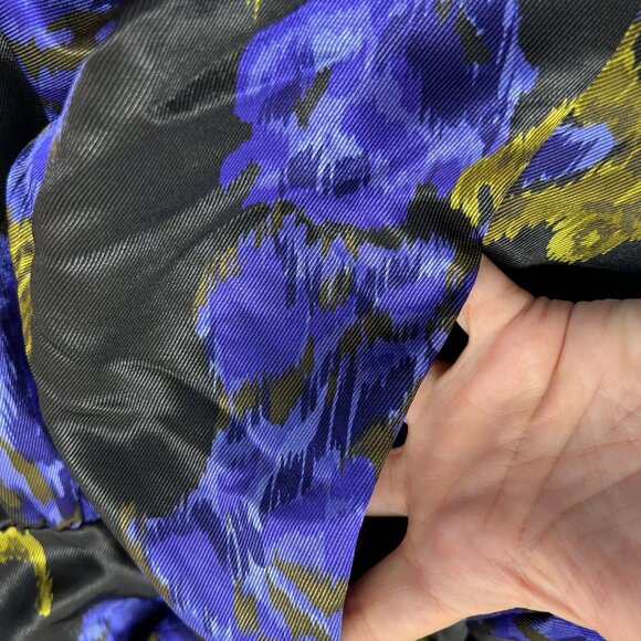 Becky & Max Fit and Flare Black Floral Print Sleeveless Scoop Neck Dress Size 6 - Picture 9 of 13